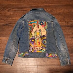 Women Old Navy Stretch Denim Jacket